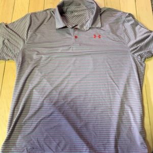 Very nice mens XXl UNDER ARMOUR GOLF SHIRT. GREAT USED CONDITION.